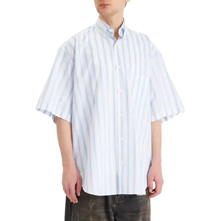 Vetements Shirts Unisex Light Blue-1