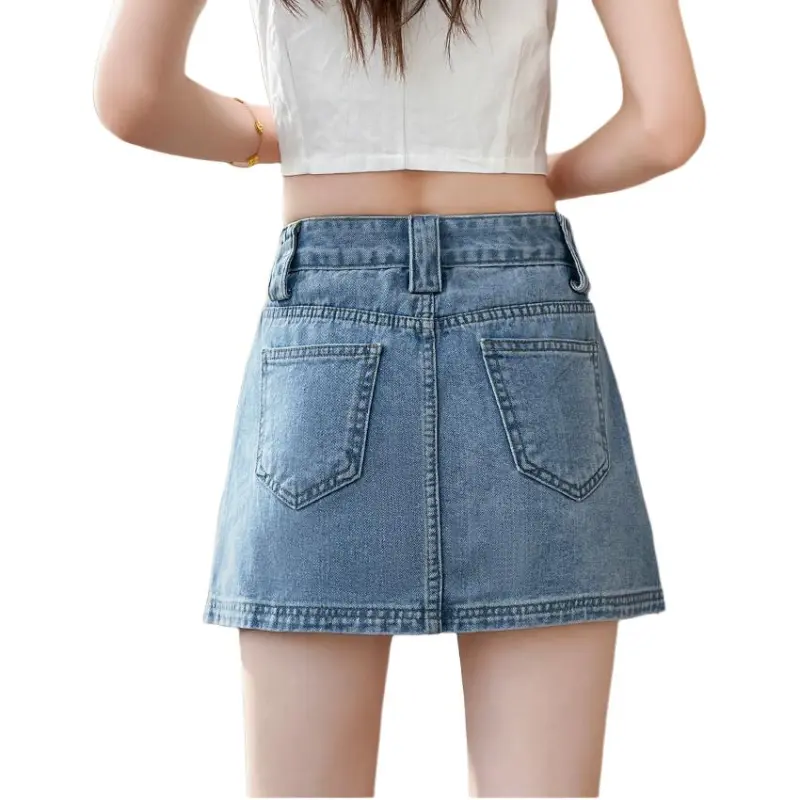 GOSO Denim Short Skirts Women's-3