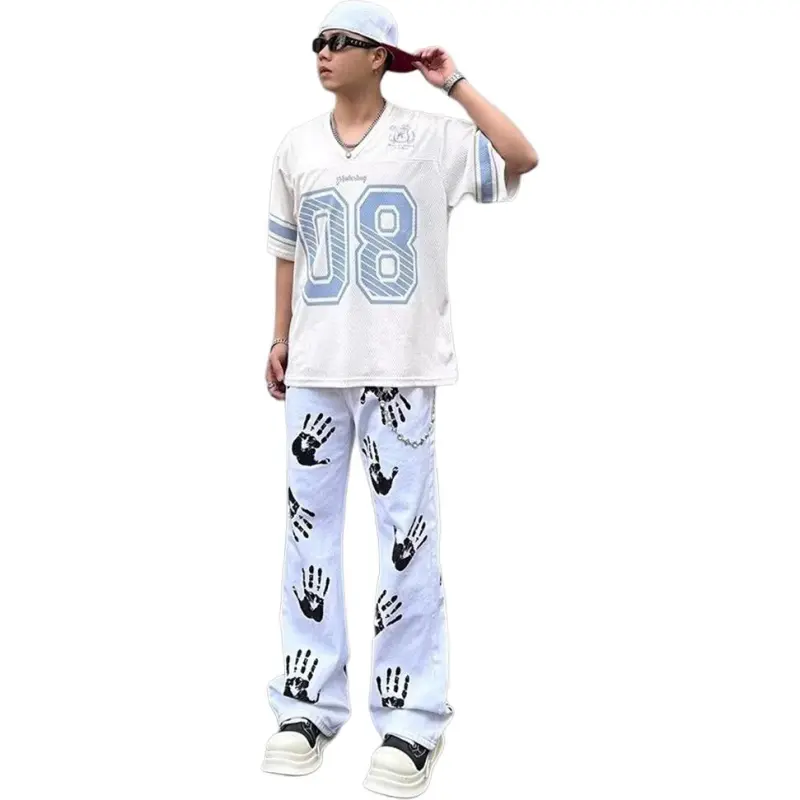 Weles Jeans Unisex White-3
