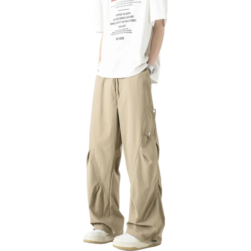 ARCANEFUNK Casual Pants Unisex Khaki-2