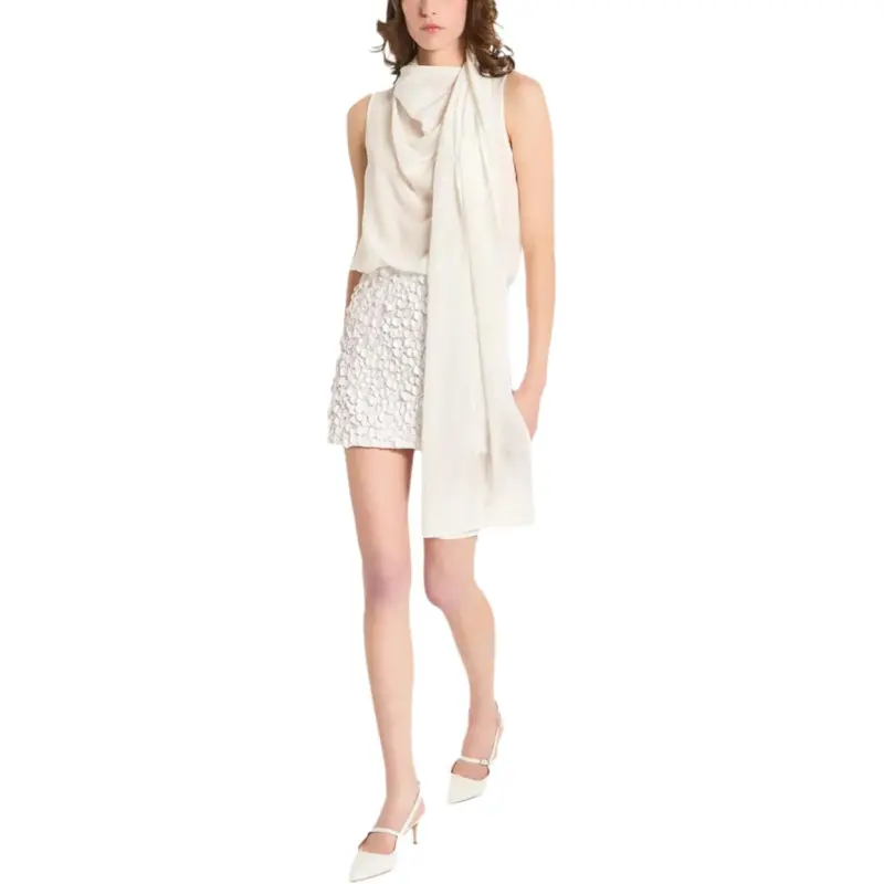PAROSH Shirts Women's White-3