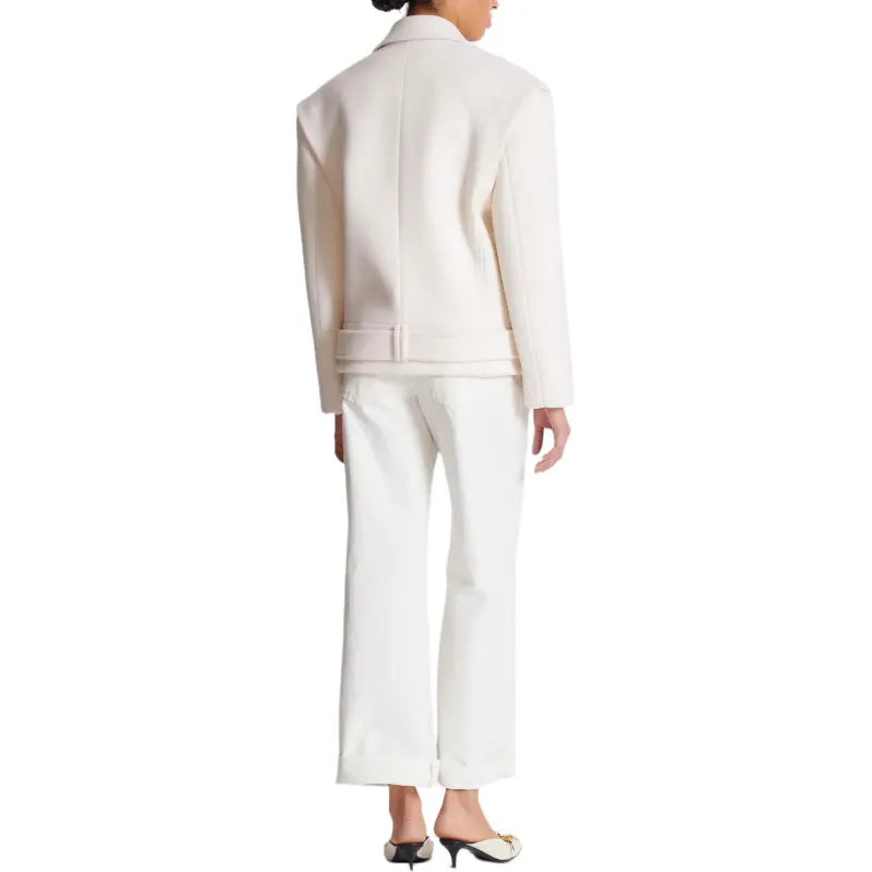 BALMAIN Cropped Cashmere Reefer Jacket-4