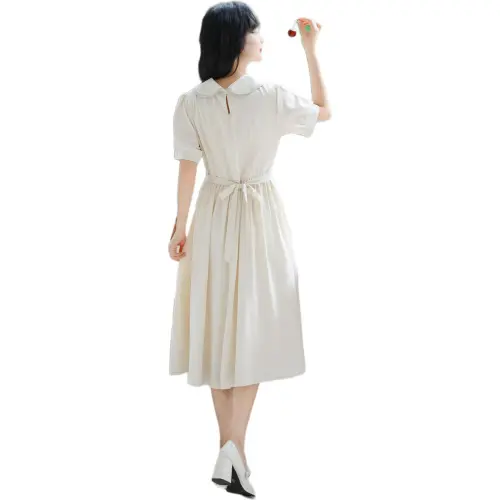 GOSO Short Sleeved Dress Women's White