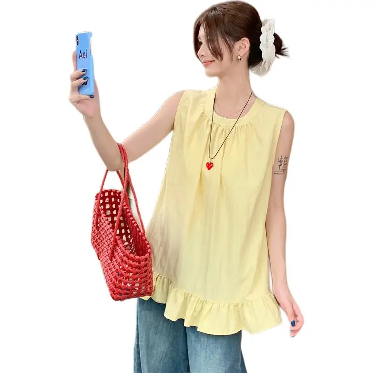 Mu Xiao Xin T Shirts Women's Yellow-4