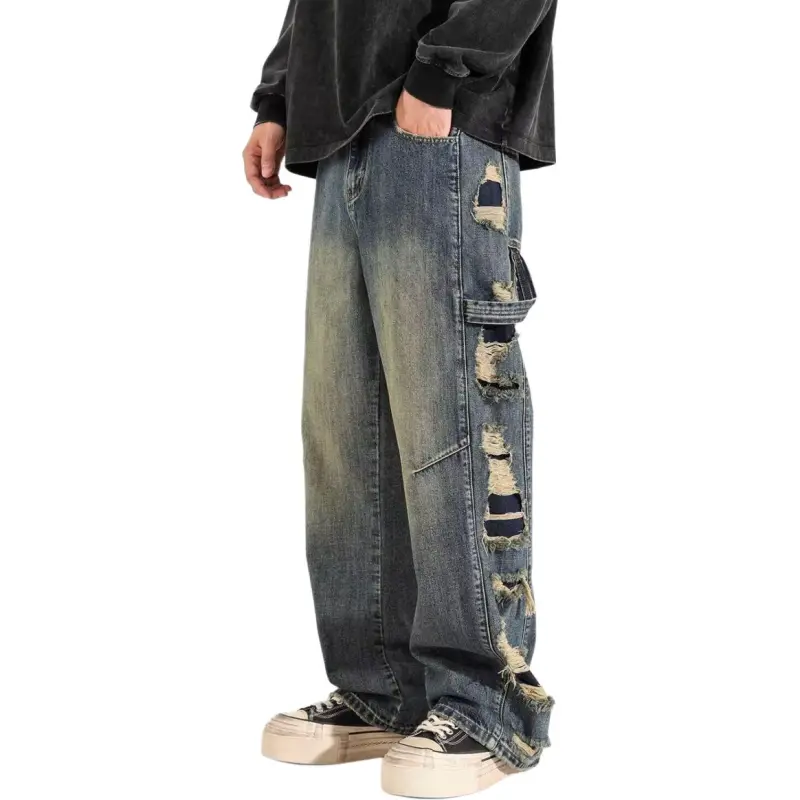 YOFVV Jeans Unisex Blue-3