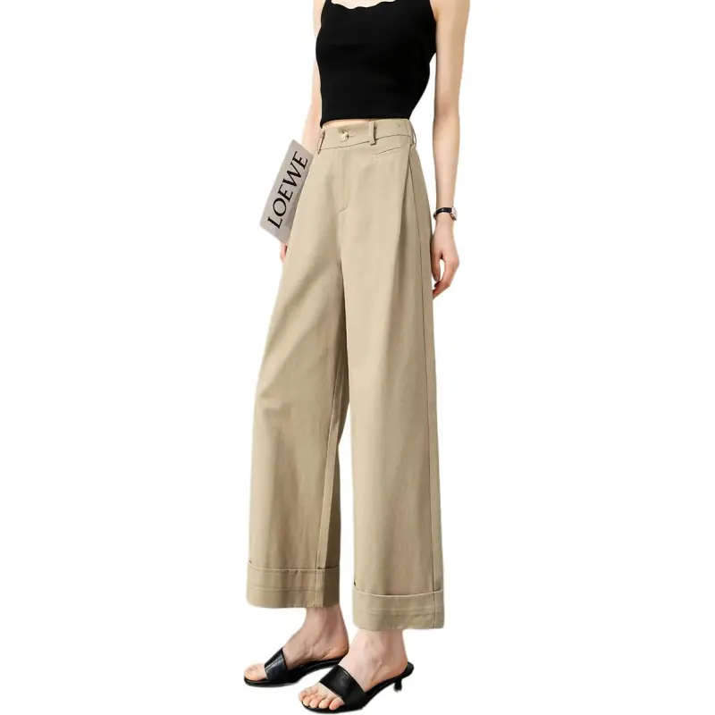Weixi Casual Pants Women's Khaki-4