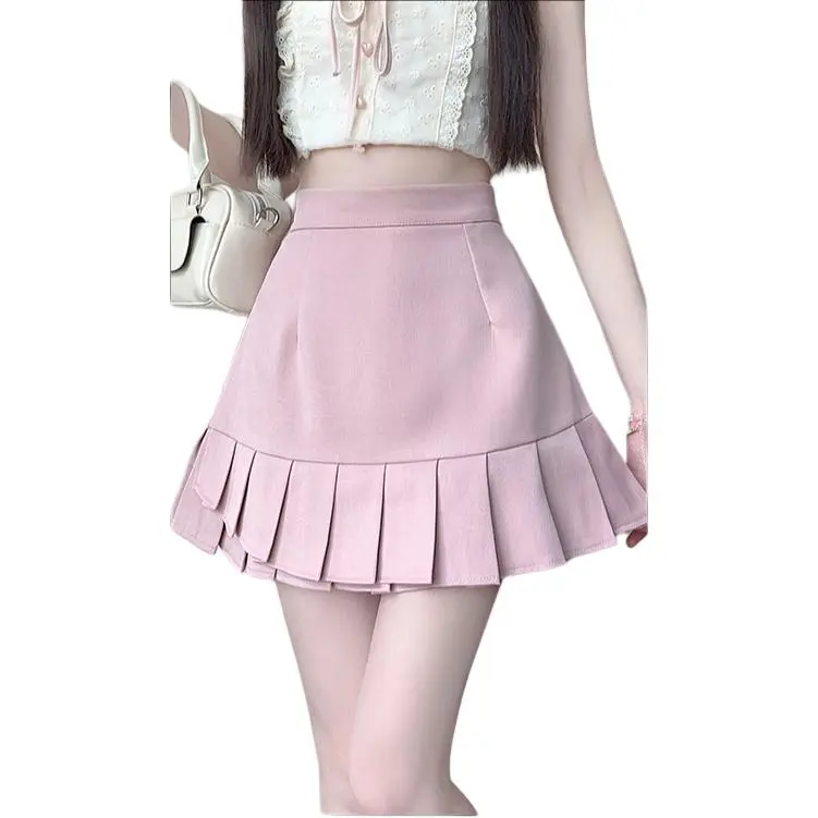 Mu Xiao Xin Casual Short Skirts Women's-11