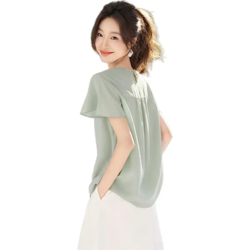 Dior Beauty Chiffon Shirt Women's-2