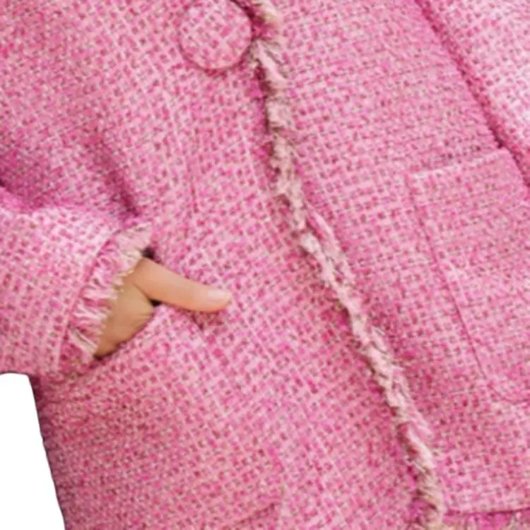 BESIONIA FW24 Business Suits Coats Women's Pink Purple-6