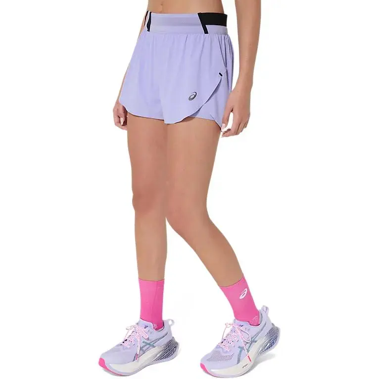 Asics x Lucy Charles-Barclay Metarun FW24 Sports Shorts Women's Purple-4