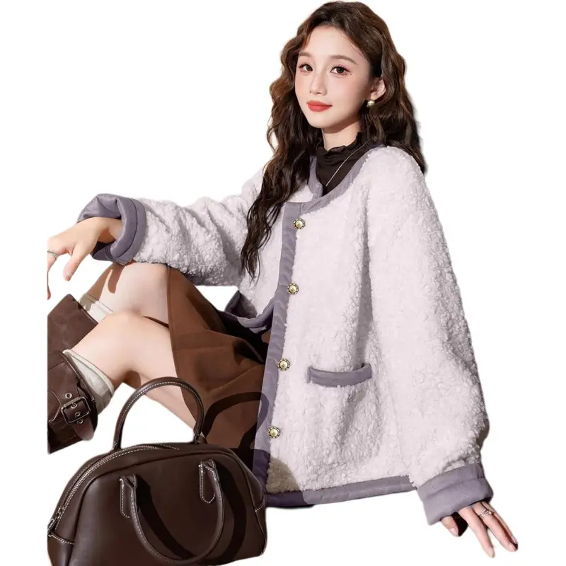 Tonlion Velvet feel Coat Women's-11