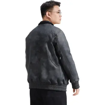 NBNO Leather Jacket Unisex Black