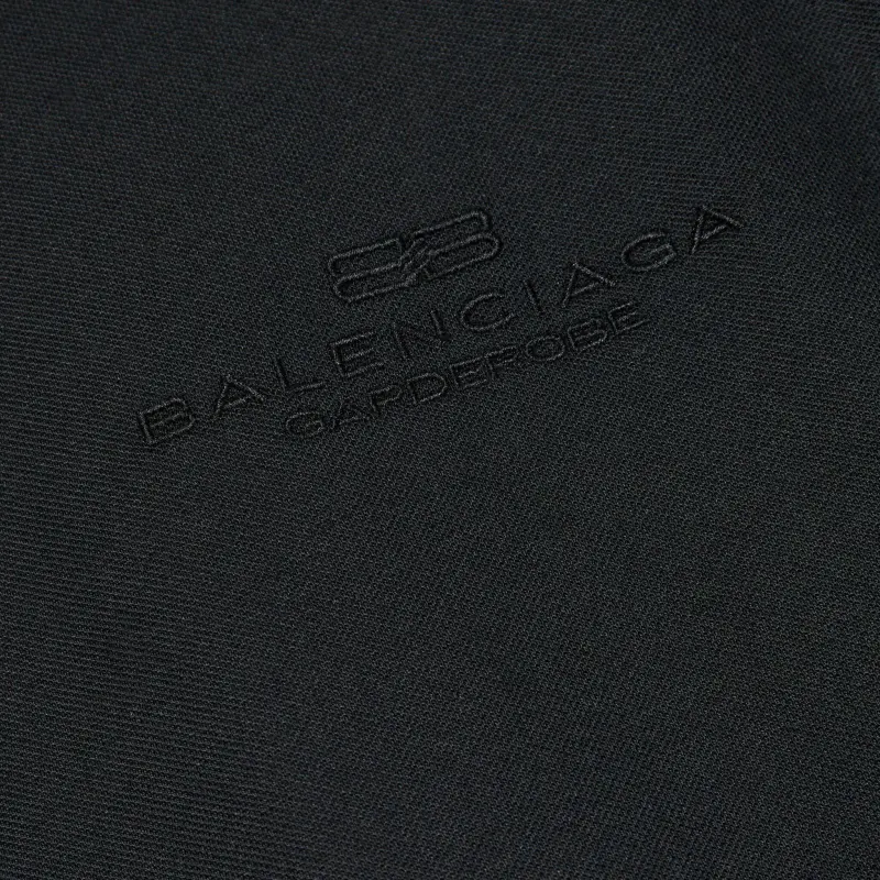 Balenciaga Collared Long Sleeve Polo Shirt-4