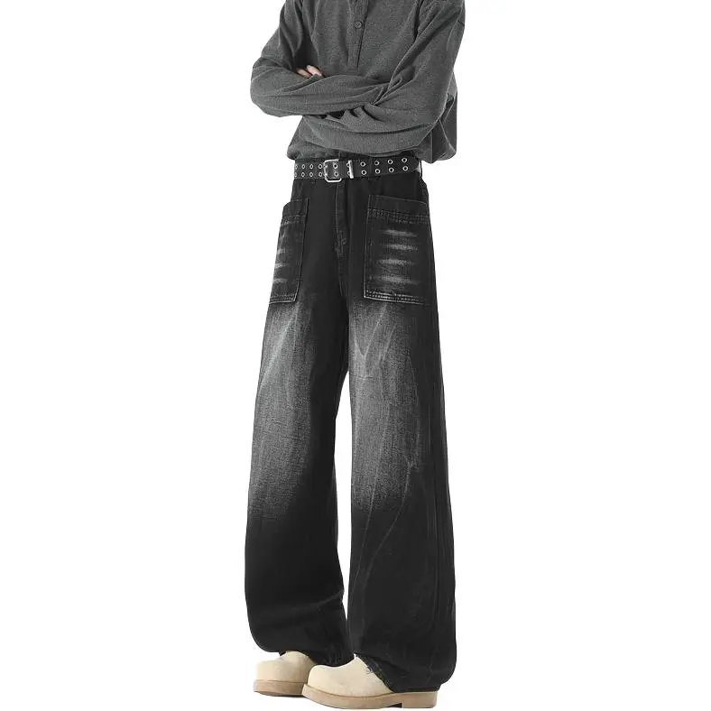 PANDA ADEVIL Jeans Unisex Black Gray-1