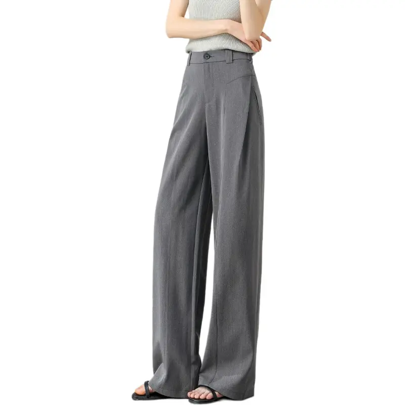 Weixi Casual Pants Women's Lunar Rock Gray-3