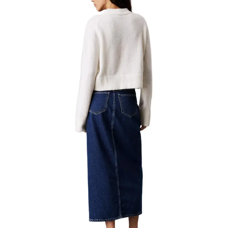 CALVIN KLEIN Sweater Europe Version Women's Ivory-1