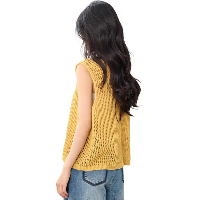 La Chapelle Tank Top Women's Ginger Yellow-3