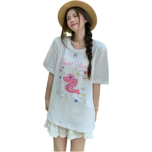 GOSO Set in Sleeve T Shirt Women's Zodiac Year T
