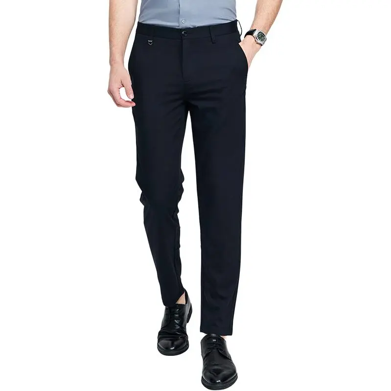 Dance With Wolves Casual Pants Men's Navy Blue-5