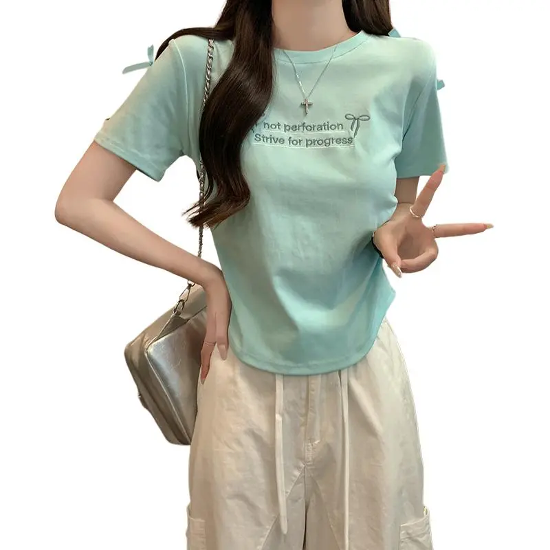 Mu Xiao Xin T Shirt Women's Green-3
