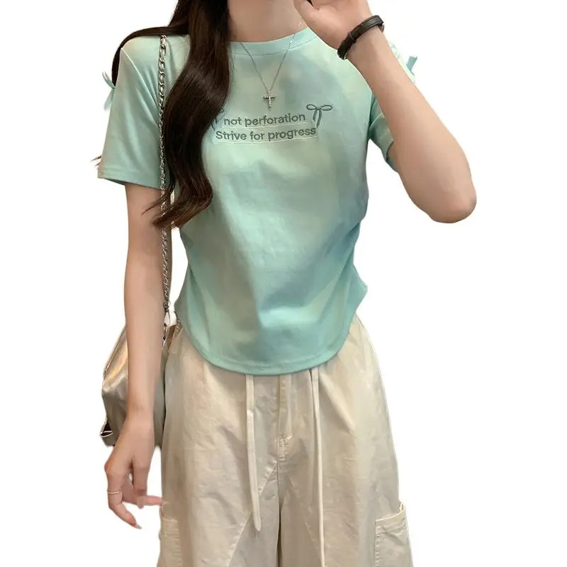 Mu Xiao Xin T Shirt Women's Green-2