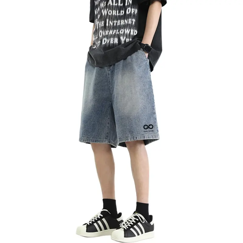 Colorful Creations Denim Shorts Unisex-2