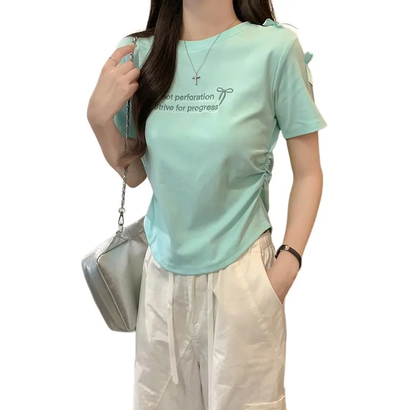 Mu Xiao Xin T Shirt Women's Green-6