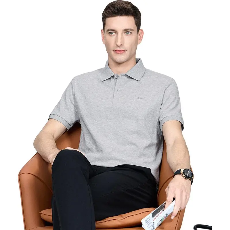 FIRS Polo Shirt Men's Heather Gray-4