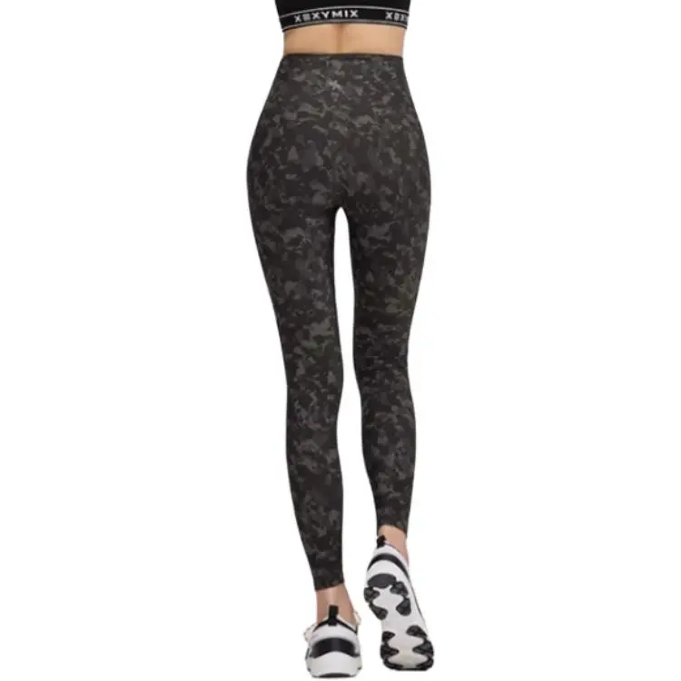XEXYMIX Yoga Pants Women's Camouflage Khaki-2