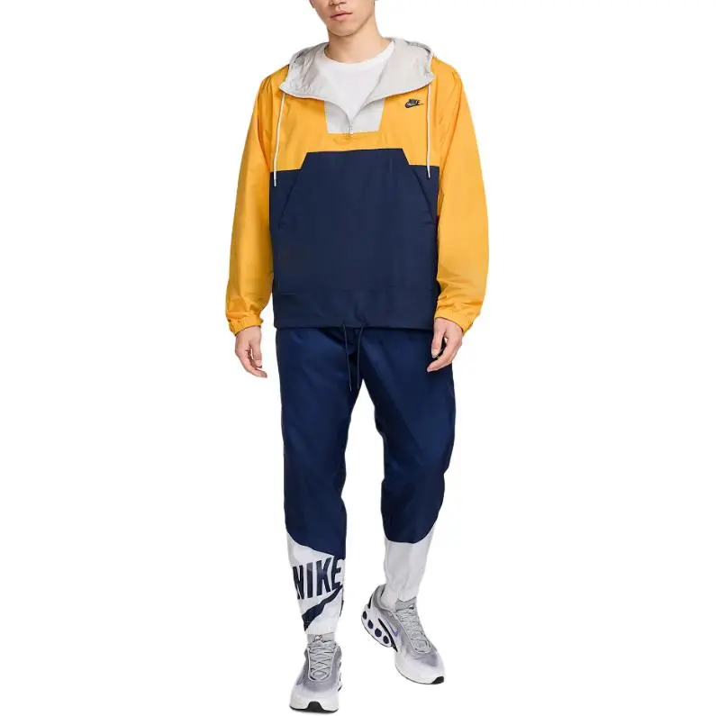 Nike ClubSportswear Jacket Men's University Gold/Midnight Navy/Photon Dust-1