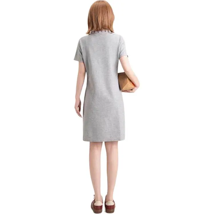 FAWENXIANGZI Short Sleeved Dress Women's-1