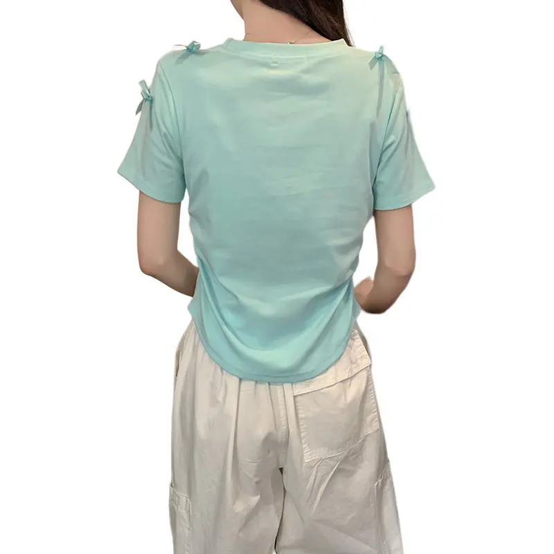 Mu Xiao Xin T Shirt Women's Green-1