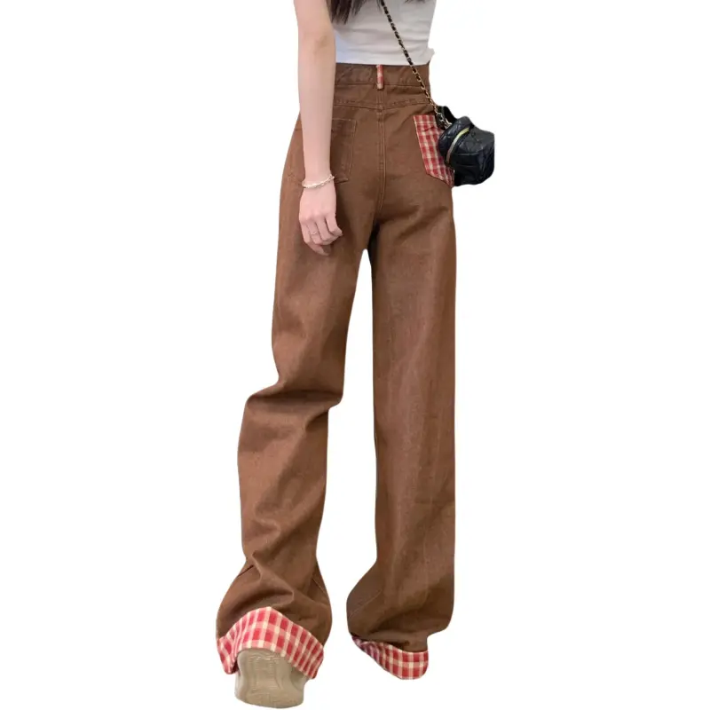 Mu Xiao Xin Casual Pants Women's Brown-2