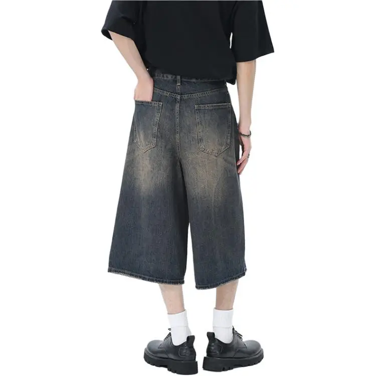 GOODHENLCE Denim Shorts Unisex-1