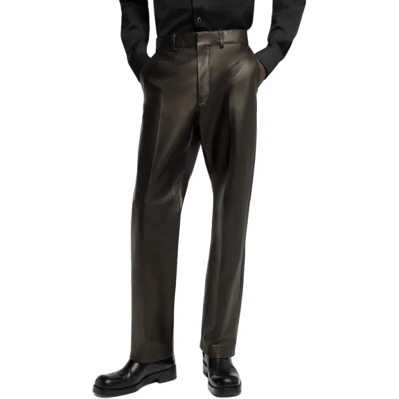 LOUIS VUITTON Leather Pants-1