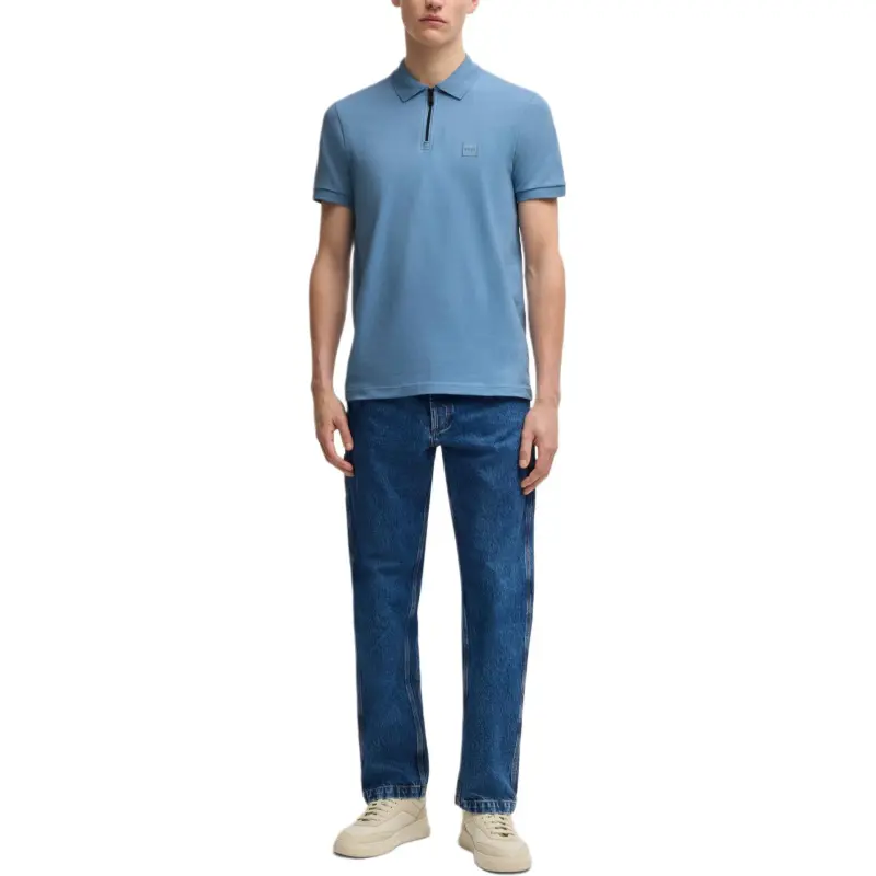 HUGO BOSS Piqué Polo Shirt-1