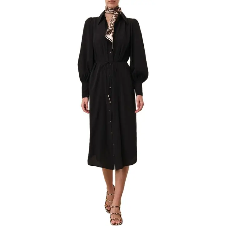 Zimmermann FW24 Long-Sleeved Dresses Women's Black-4