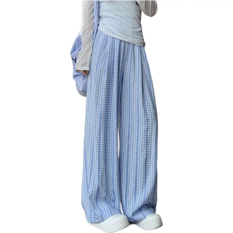 Dior Beauty Casual Pants Women's Light Blue-2