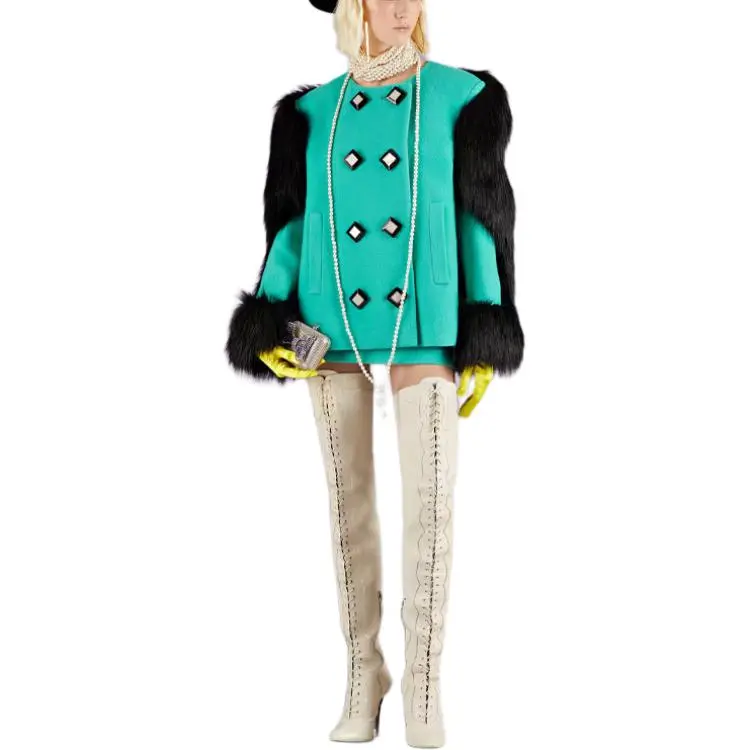 GUCCI SS23 Jacket Women's Green-1