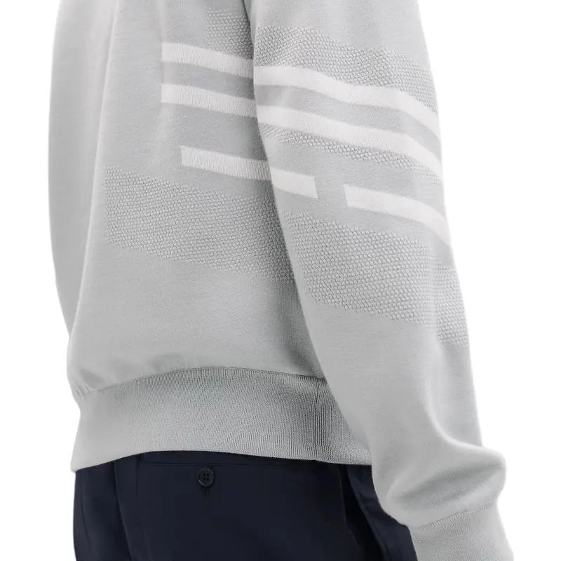 HERMES Sweaters Men Gray-4