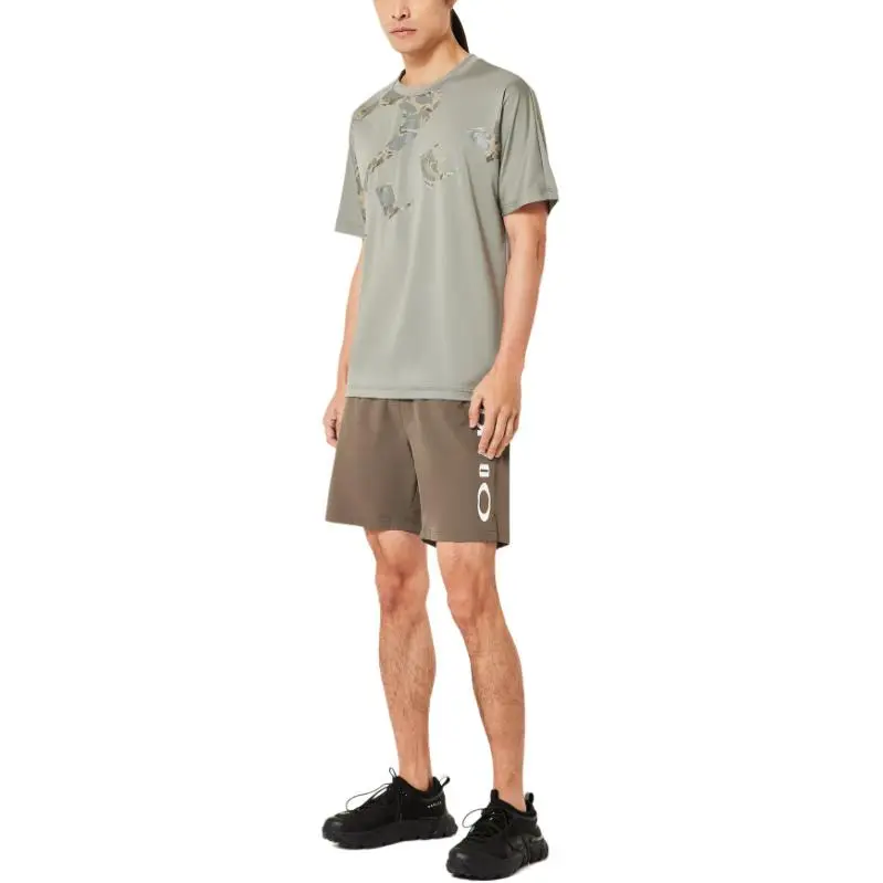 Oakley SS25 T Shirt Men's Giant Stone Green-5