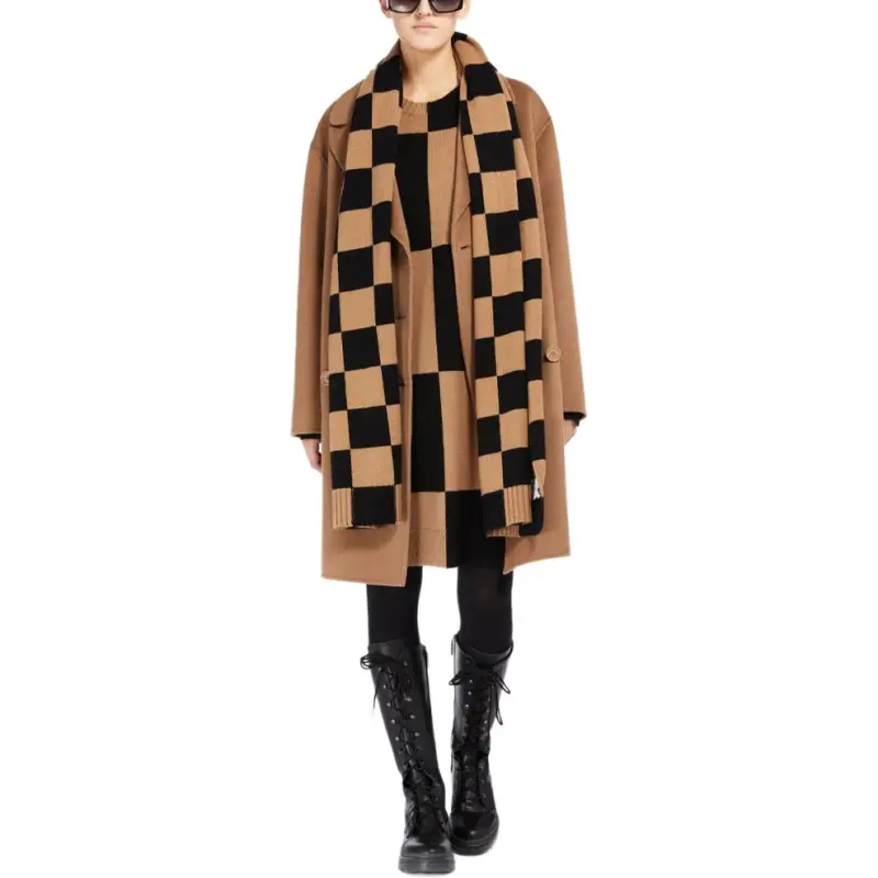 MaxMara Long Sleeved Dress Women's Camel-3
