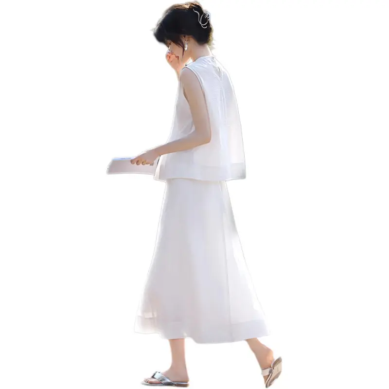 XWI Skirt Set Women's Raw White-0
