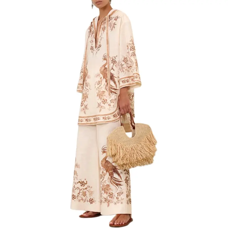 Zimmermann Embroidered Trousers-3