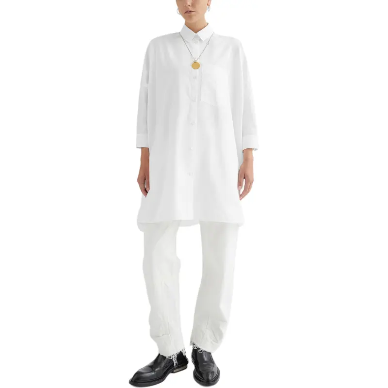 JIL SANDER Jw Logo Long Sleeved Shirt-2