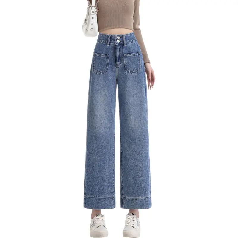 Weixi Jeans Women's Jade Sea Blue-2