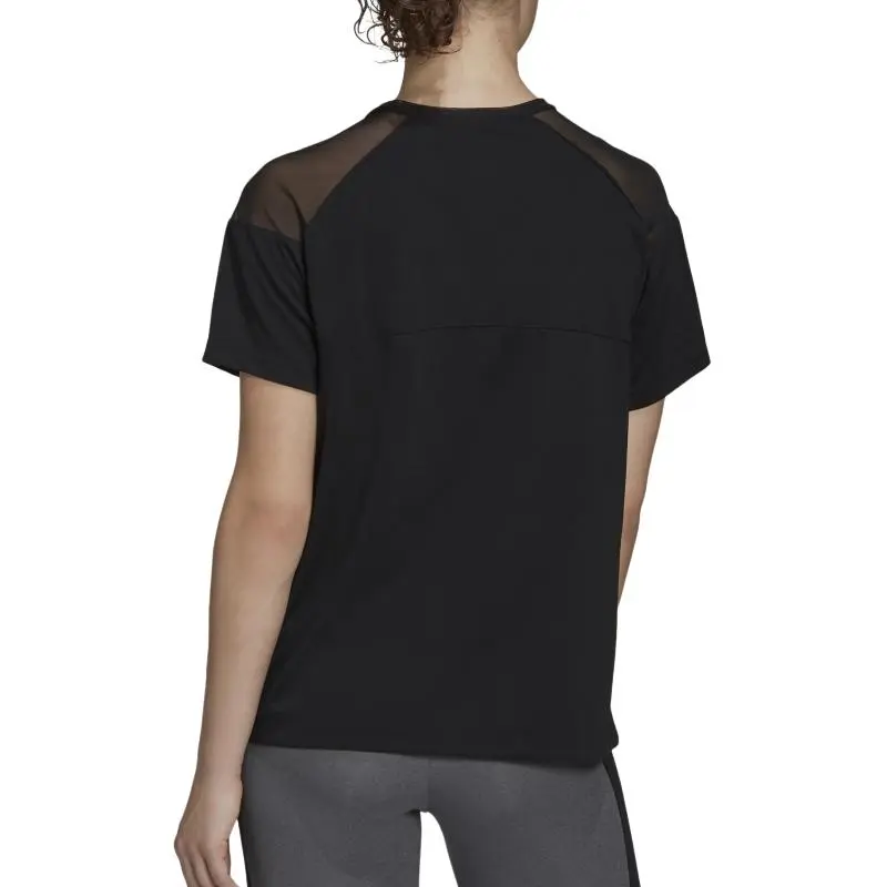 Adidas AEROREADY T Shirt Women's Black-3
