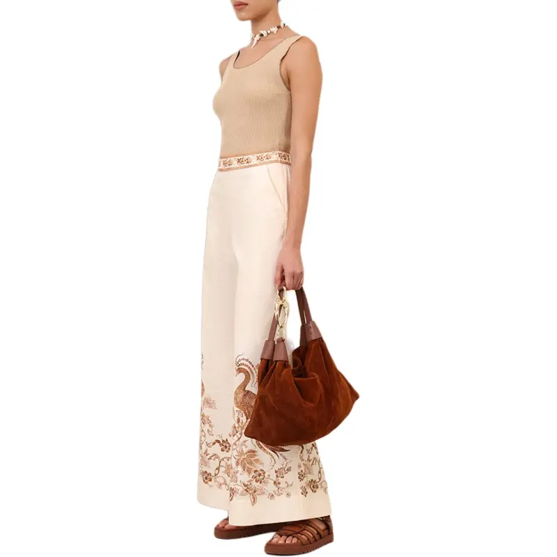 Zimmermann Embroidered Trousers-5