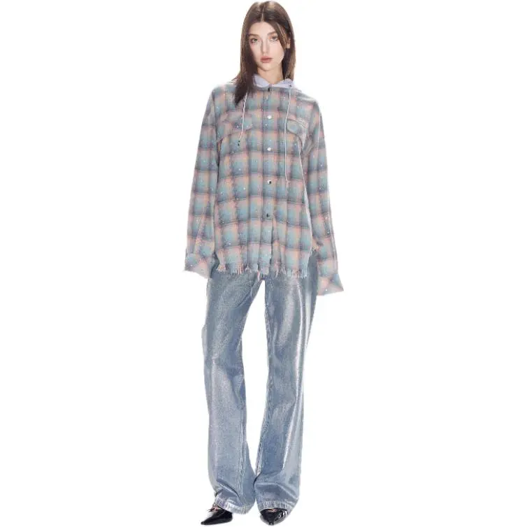 JAC FLEURANT Shirt Women's Blue-4