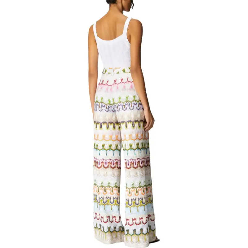 MISSONI Embroidered Palazzo Trousers-2